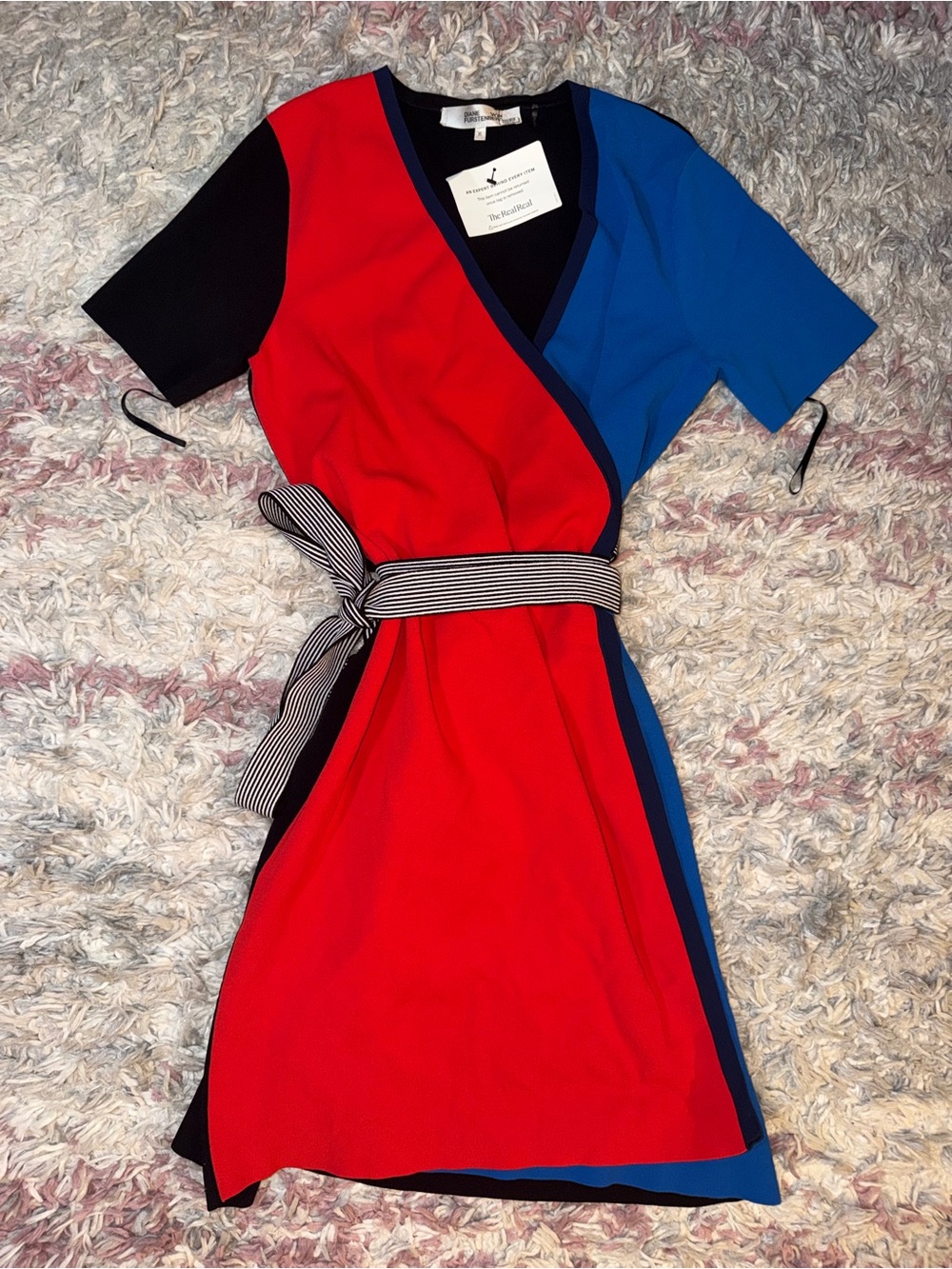 Diane Von Furstenberg knit dress XL